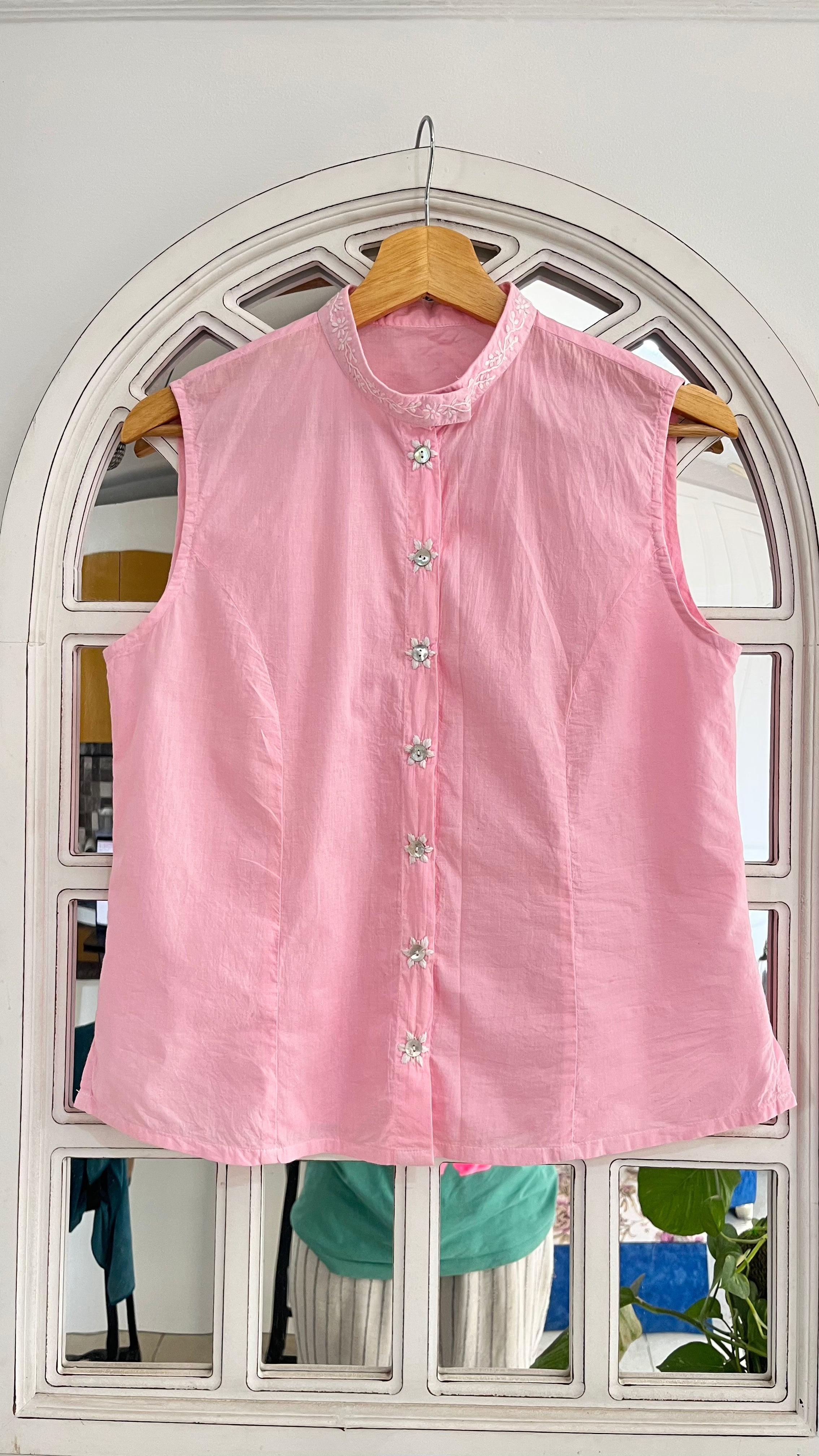 Chikankari Cotton Vest